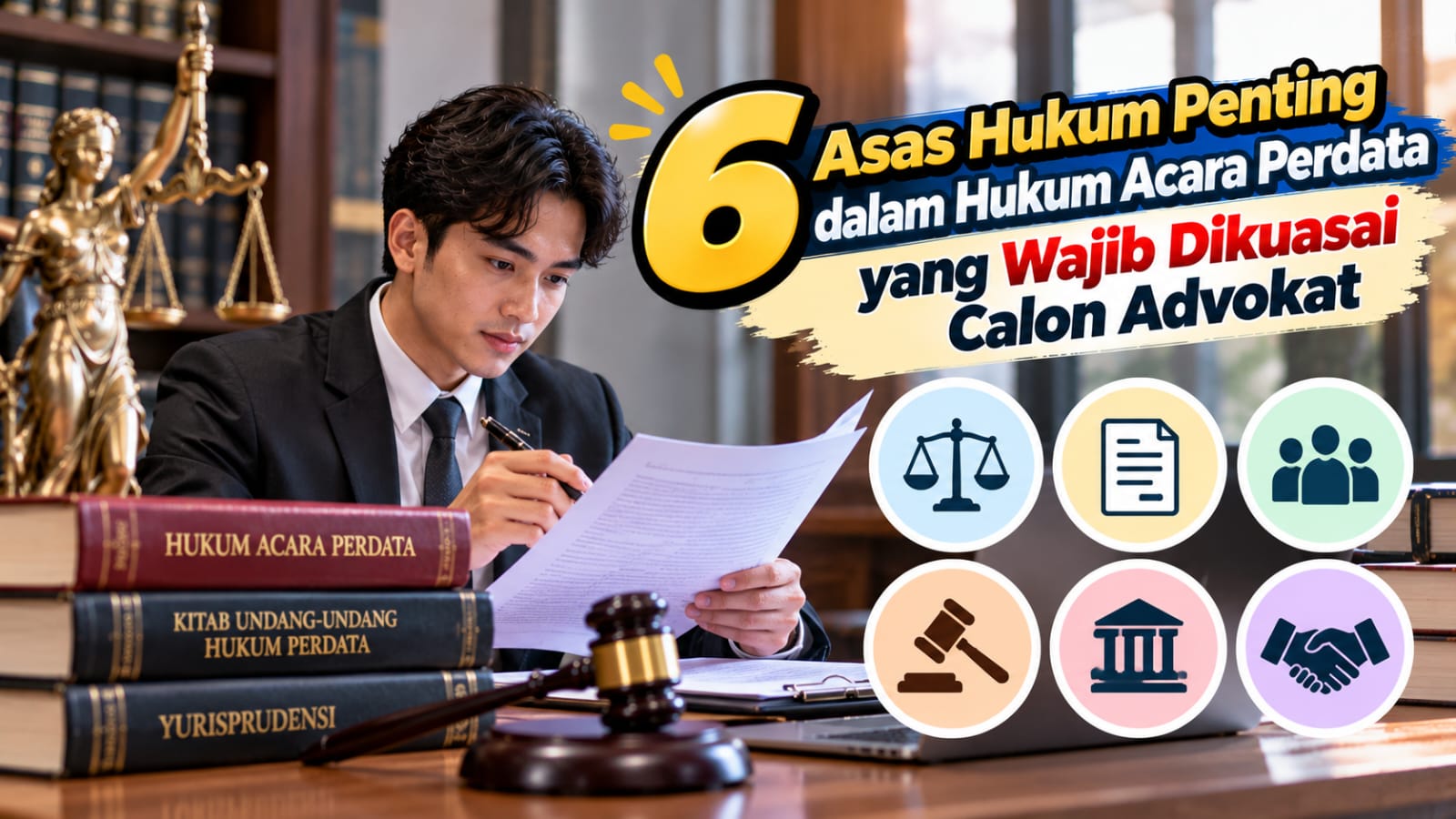 asas hukum untuk calon advokat