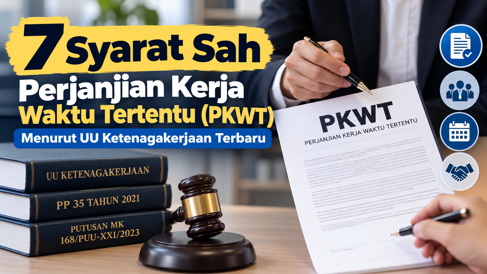 7 Syarat Sah Perjanjian Kerja Waktu Tertentu (PKWT) Menurut UU Ketenagakerjaan Terbaru