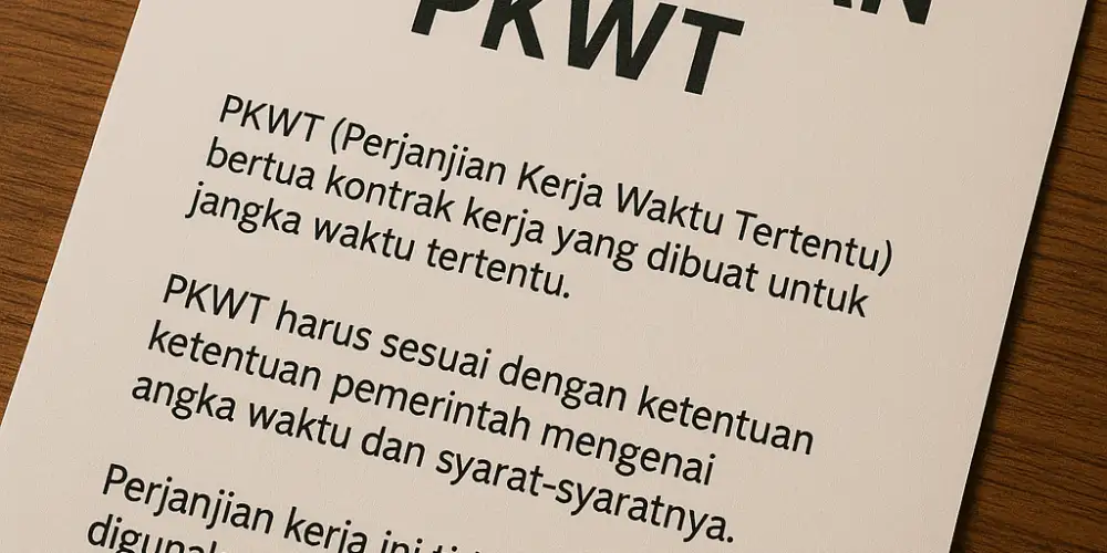 Panduan Dasar Penyusunan Kontrak Kerja PKWT Pekerja